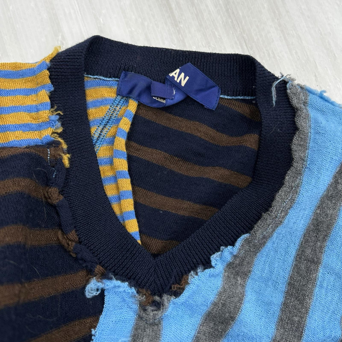 長袖Ｔシャツ 2004 パッチワークニット M マルチカラー