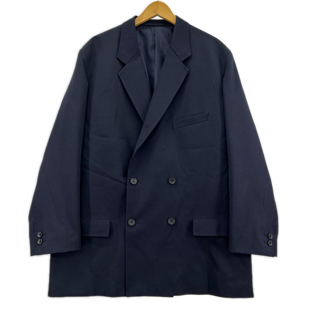 テーラードジャケット 25AW Scale Off Wool Double Jacket (1) 1 ネイビー