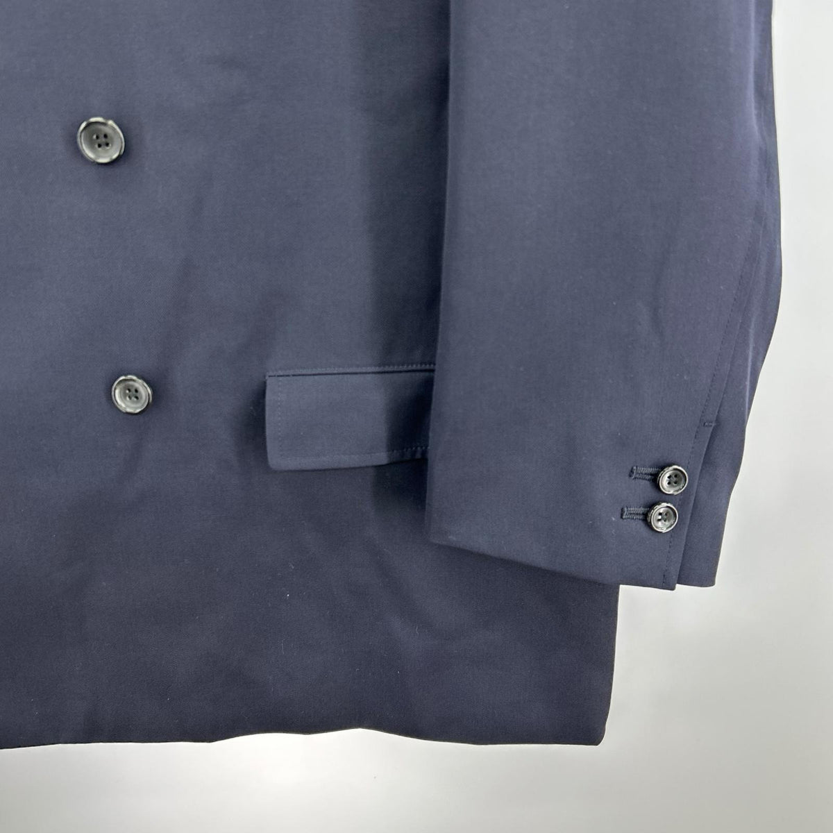 テーラードジャケット 25AW Scale Off Wool Double Jacket (1) 1 ネイビー