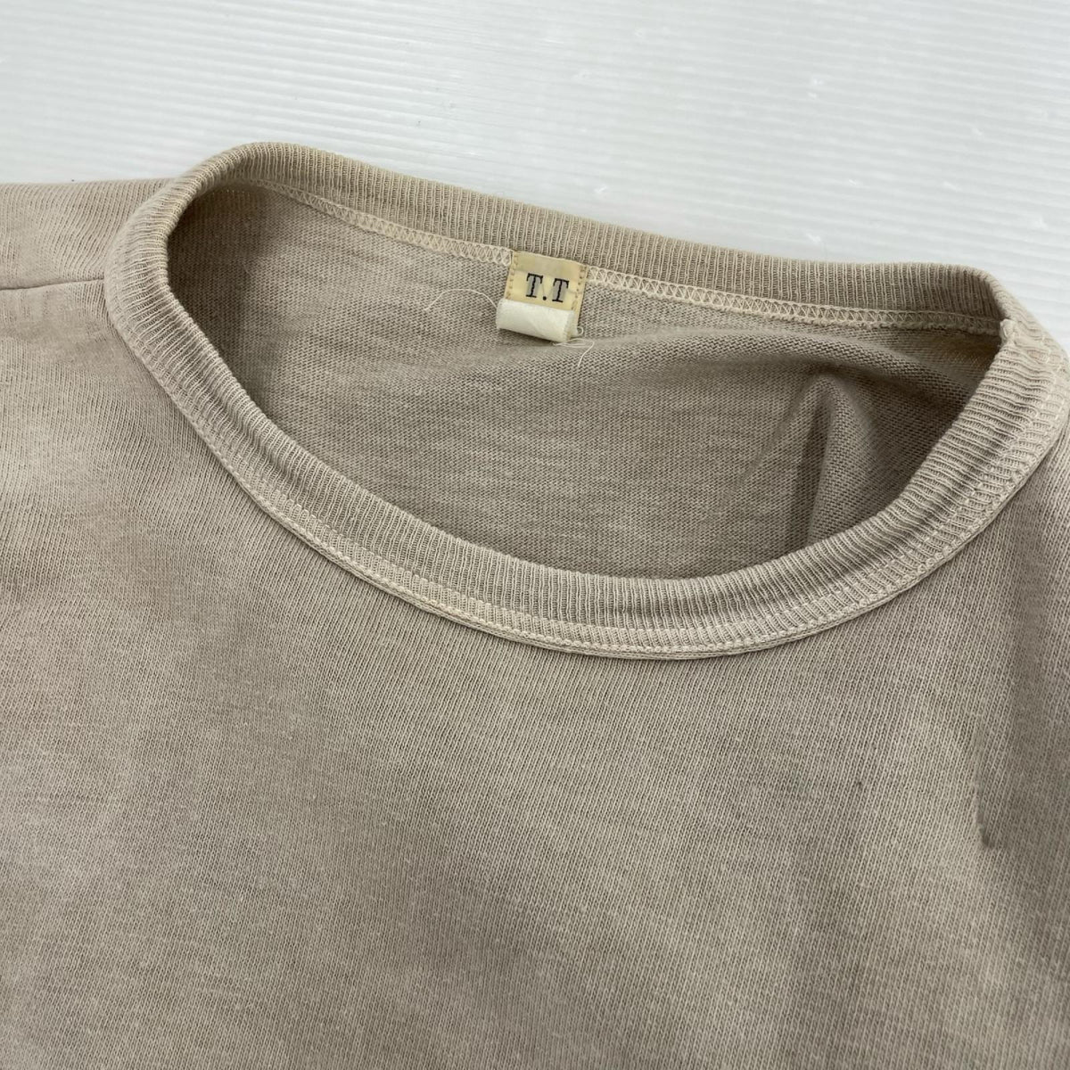 半袖Ｔシャツ T.T LOT.601 TEE SHIRT USUZUMI (36) 36 ベージュ