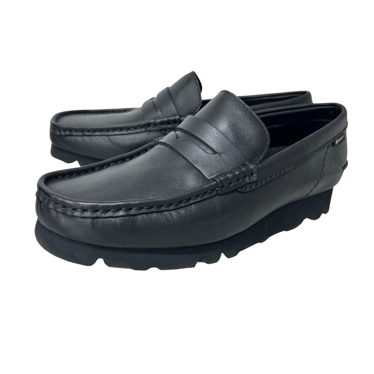 シューズ Clarks BEAMS別注 50th anniversary WallaBeams Loafer GORE-TEX 40 黒 ブラック