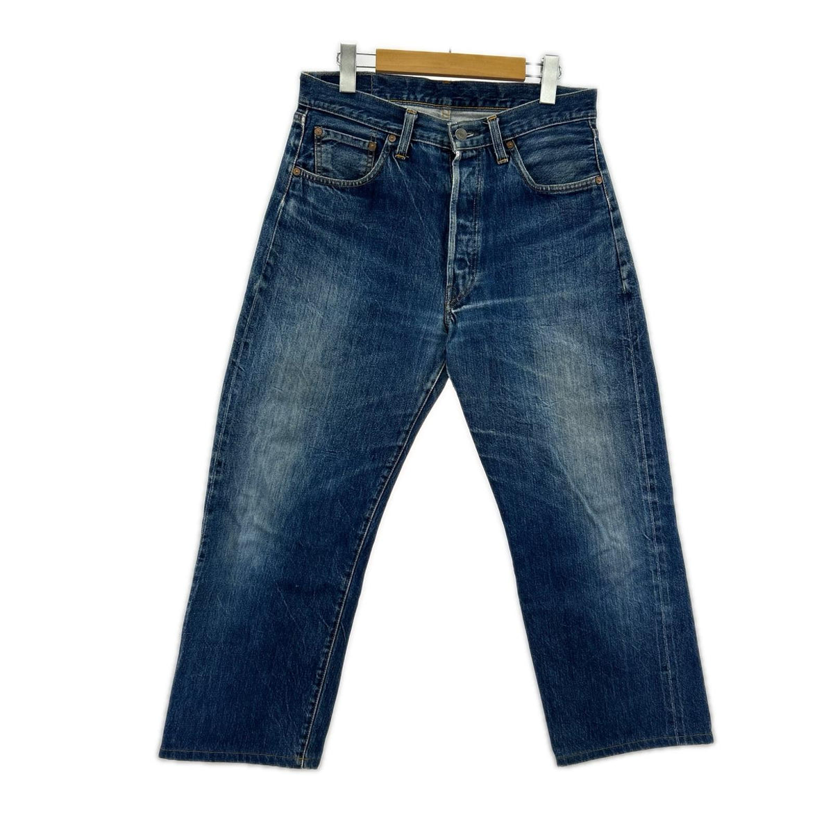 デニムパンツ 90s Levi's ﾊﾞﾚﾝｼｱ工場製 501XX ﾃﾞﾆﾑﾊﾟﾝﾂ W 34L36 34 ブルー
