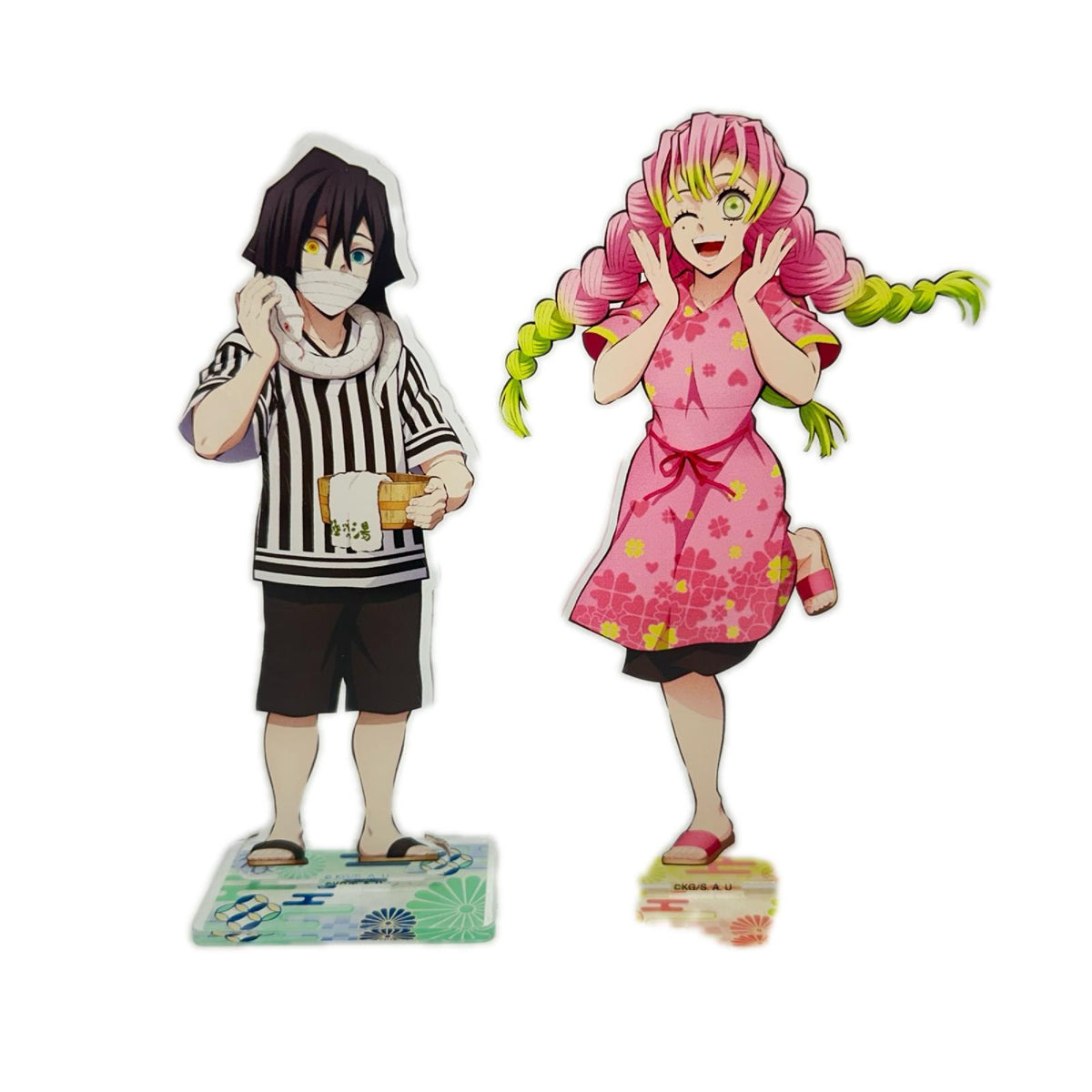 湯上り　伊黒＆甘露寺　アクリル 鬼滅の刃 フィギュア/グッズ