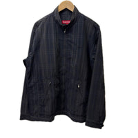 ジャケット CHECK HARRINGTON JACKET (L) L ブラック
