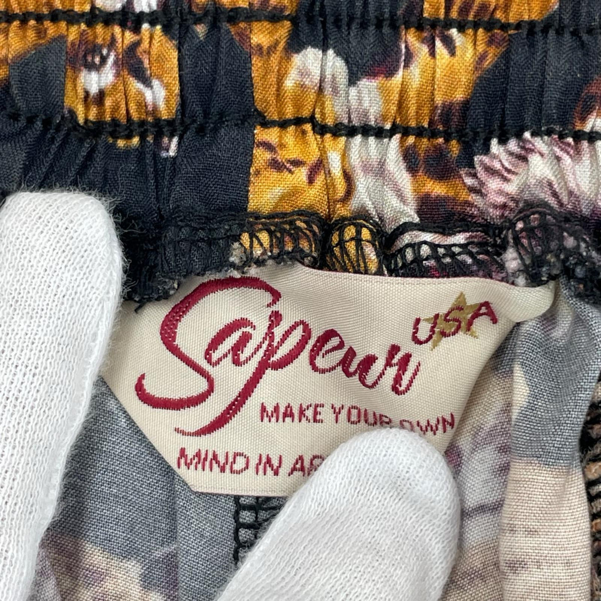 ショートパンツ SAPeur 百虎 ｱﾛﾊﾊｰﾌﾊﾟﾝﾂ (L) L