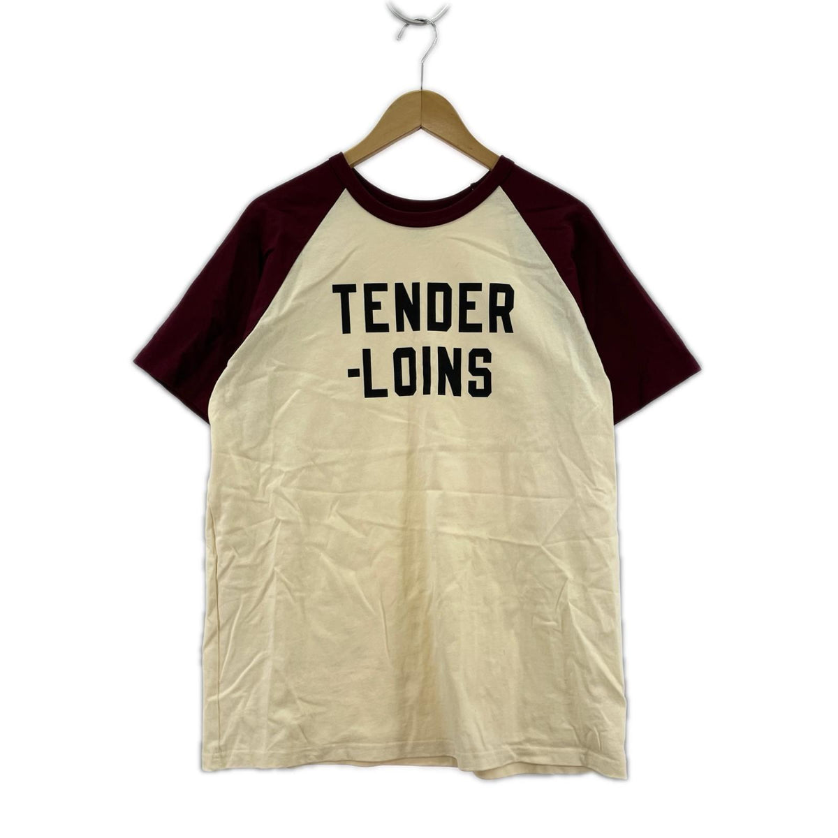 半袖Ｔシャツ TENDERLOIN ﾗｸﾞﾗﾝｽﾘｰﾌﾞTｼｬﾂ (M) M