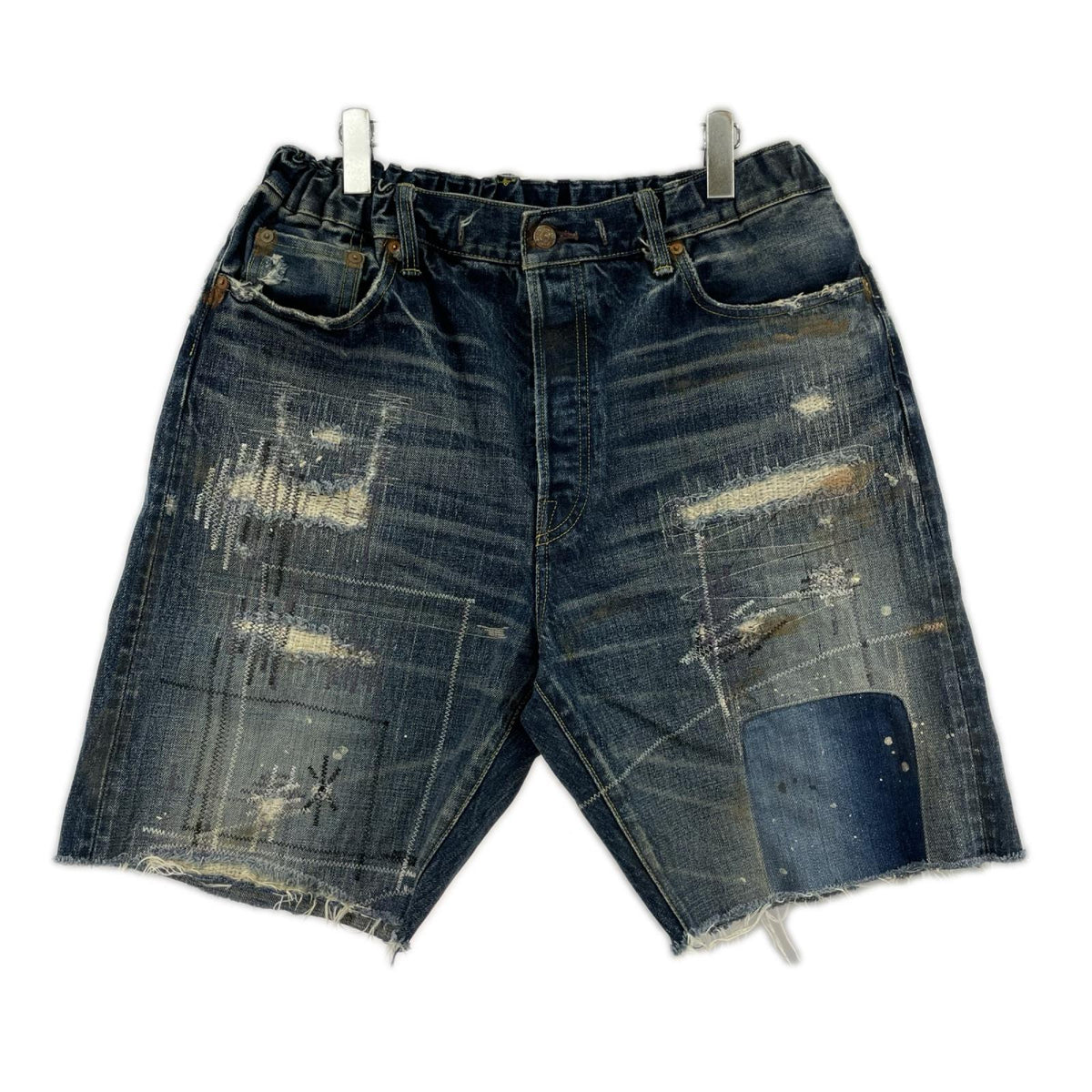 ショートパンツ Remake Denim half Pants (M-R) S