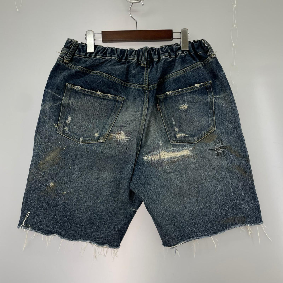 ショートパンツ Remake Denim half Pants (M-R) S