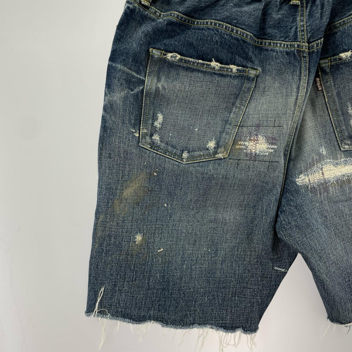ショートパンツ Remake Denim half Pants (M-R) S