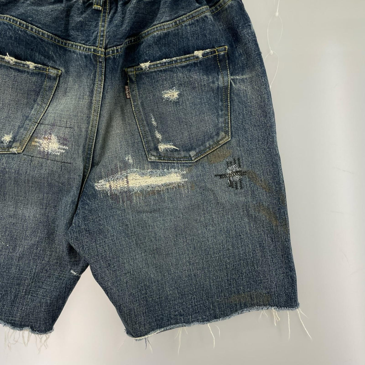 ショートパンツ Remake Denim half Pants (M-R) S