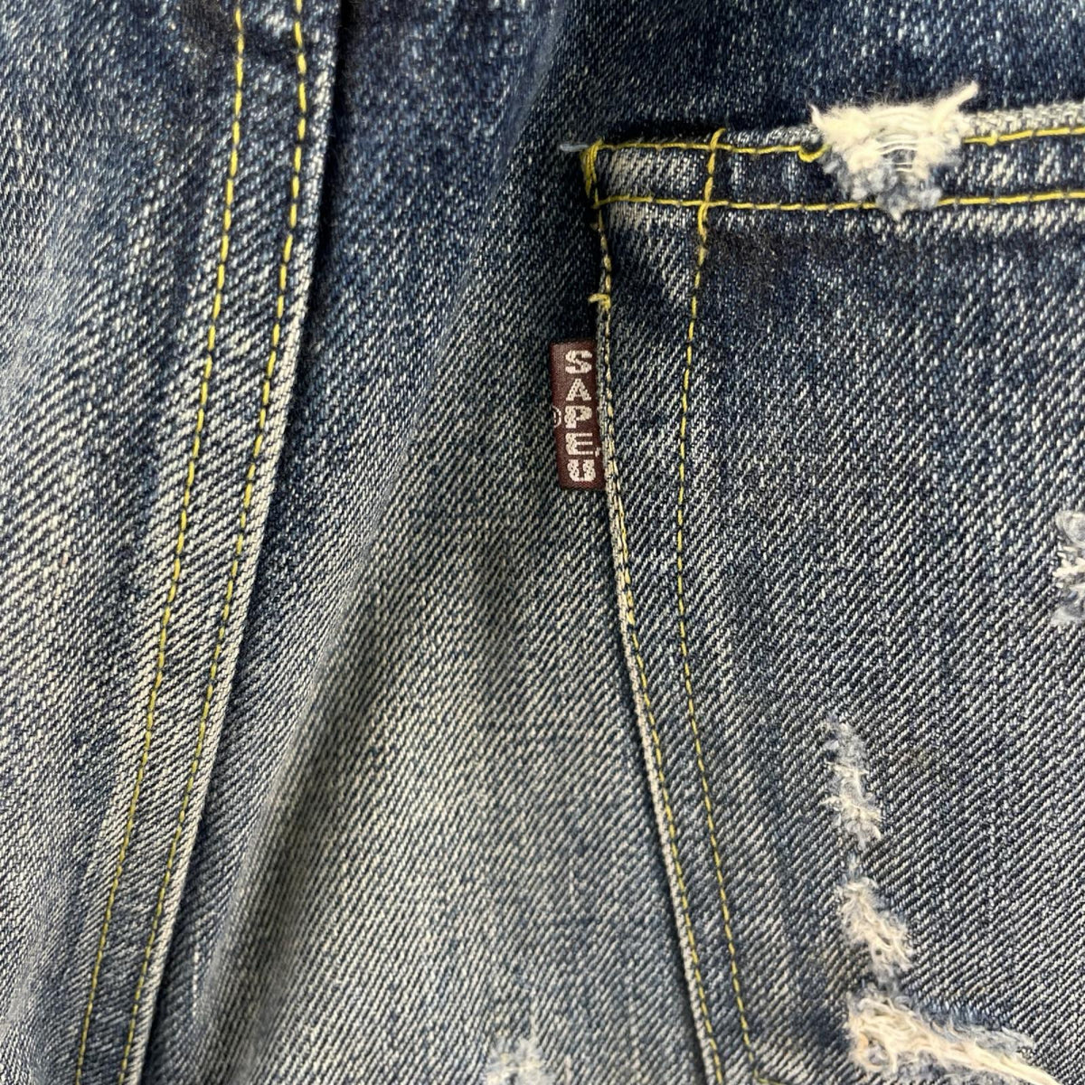 ショートパンツ Remake Denim half Pants (M-R) S