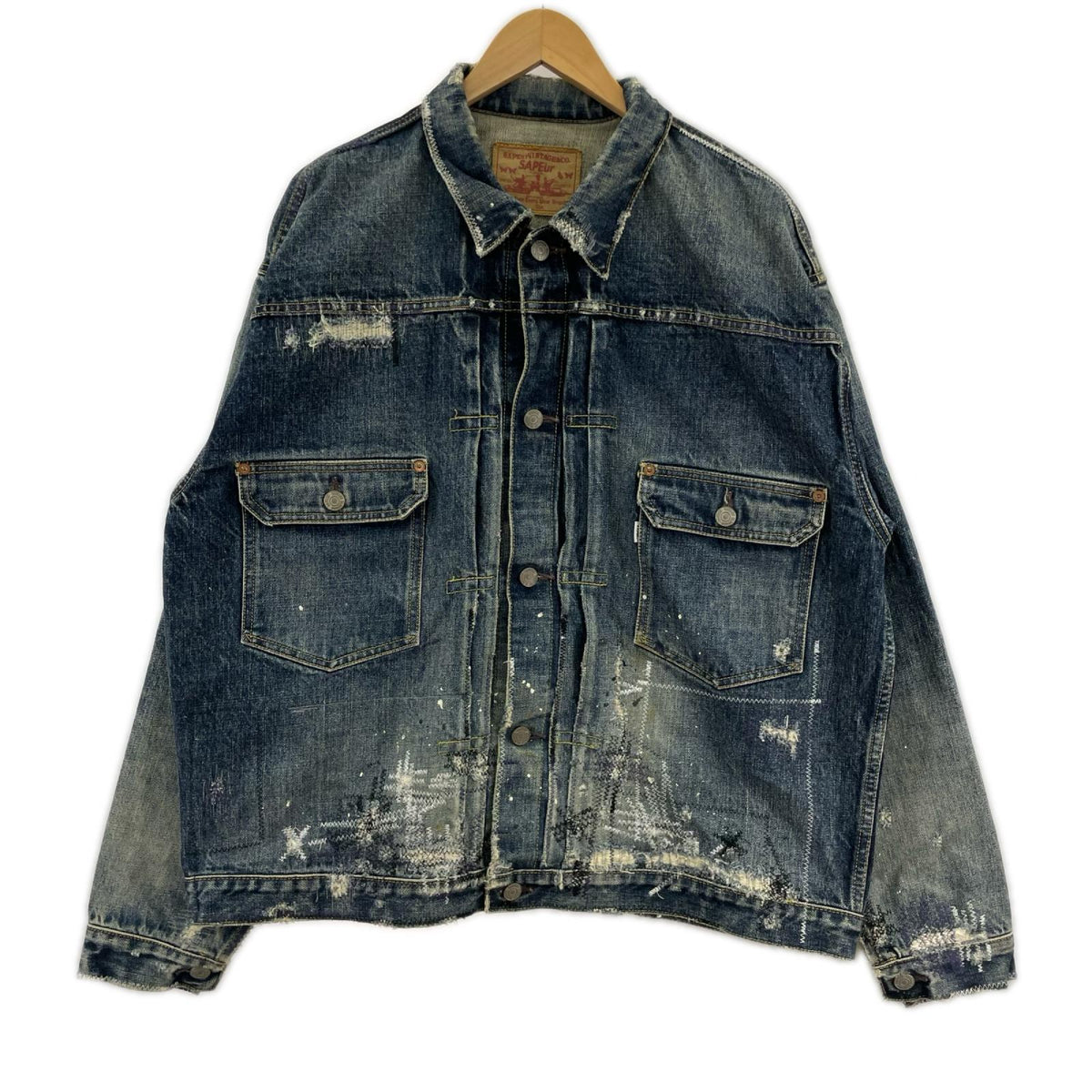 デニムジャケット Remake Denim Jacket (M-R) M