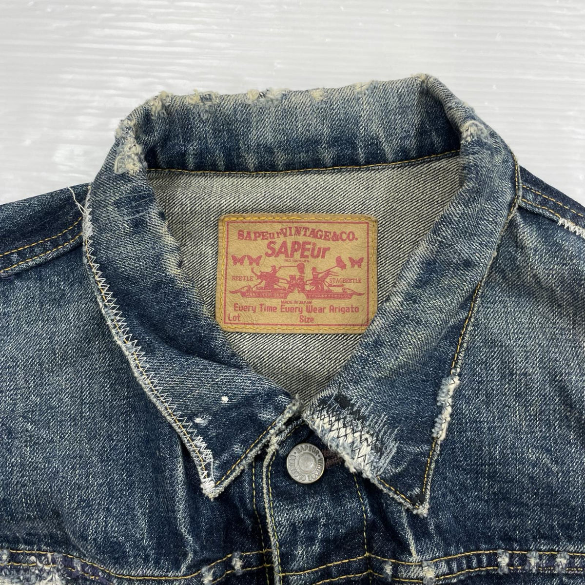デニムジャケット Remake Denim Jacket (M-R) M