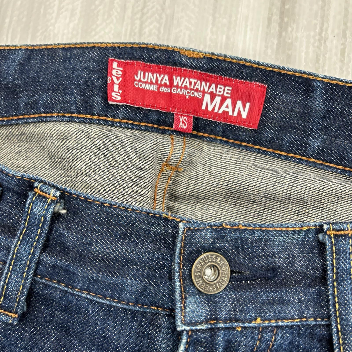 デニムパンツ ×Levi's 21AW ｾﾙｳﾞｨｯﾁﾃﾞﾆﾑ XS ブルー