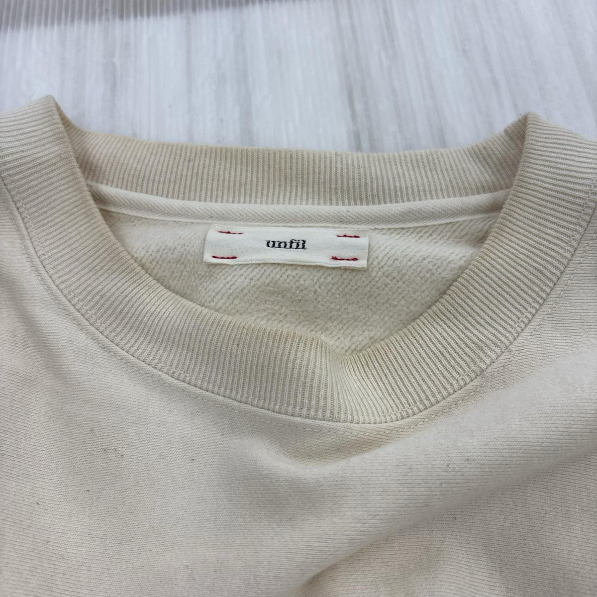 スウェット unfill vintage cotton fleece sweatshirt 4