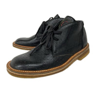 ブーツ JEAN-PAUL GAULTIER ﾊﾟﾝﾁｸﾞﾚｻﾞｰｽｸｴｱﾄｩﾌﾞｰﾂ 黒 24.5cm (US6 1/2 UK6 EU39) ブラック