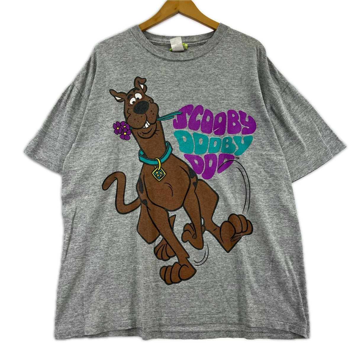 半袖Ｔシャツ SCOOBY DOOBY DOO ﾌﾛﾝﾄﾌﾟﾘﾝﾄ ｸﾞﾚｰ（XL） グレー