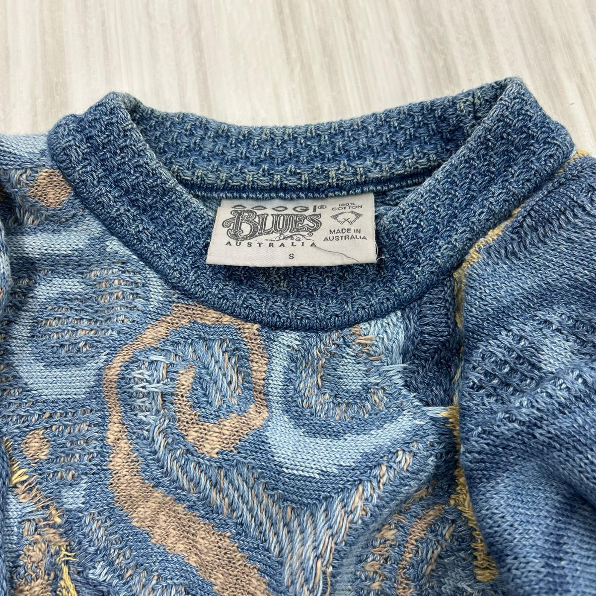 ニット COOGI BLUE S ブルー