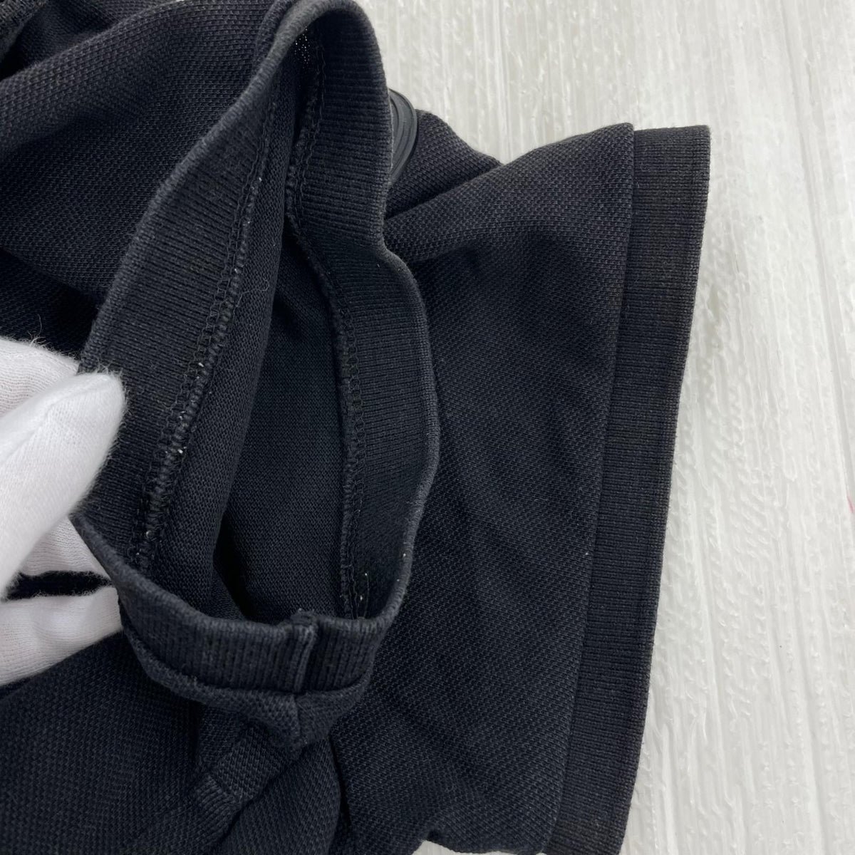 ポロシャツ MAGLIA POLO MANICA CORTA 黒 L ブラック