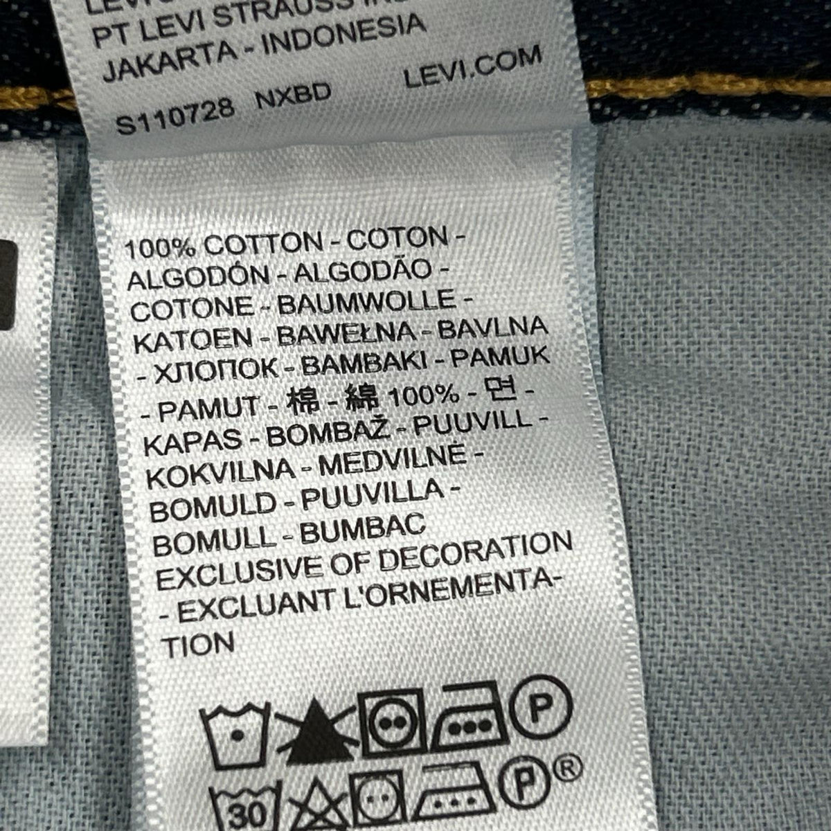 デニムパンツ 565 33 ネイビー