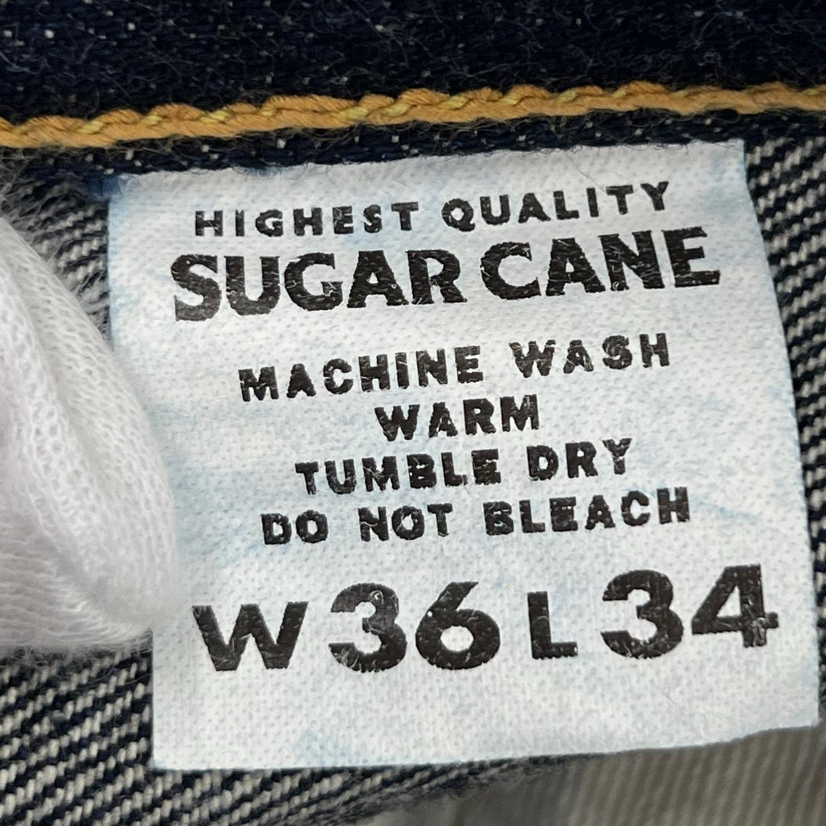 デニムパンツ SUGAR CANE 14oz. DENIM 1955Z MODEL ZIPPER FLY 36