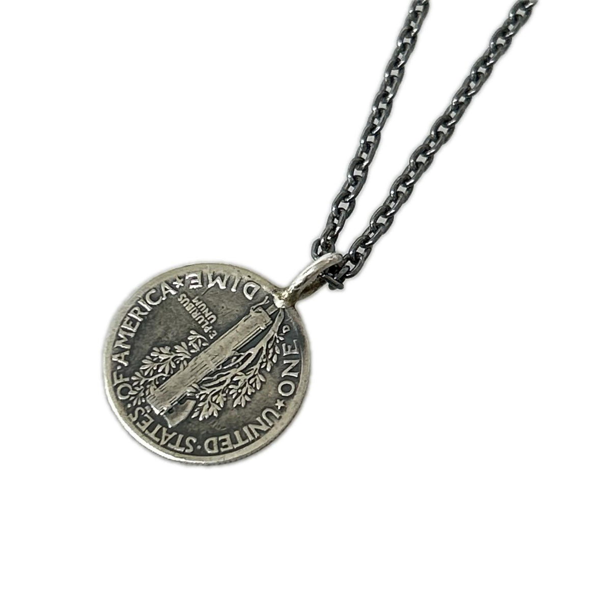 リング・指輪 BARNS OUTFITTERS Button Works ｼﾙﾊﾞｰｺｲﾝ ﾈｯｸﾚｽ シルバー