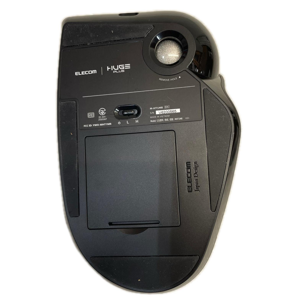 ELECOM HUGE PLUS ﾜｲﾔﾚｽﾄﾗｯｸﾎﾞｰﾙ M-HT1MRBK-G ELECOM PC周辺機器