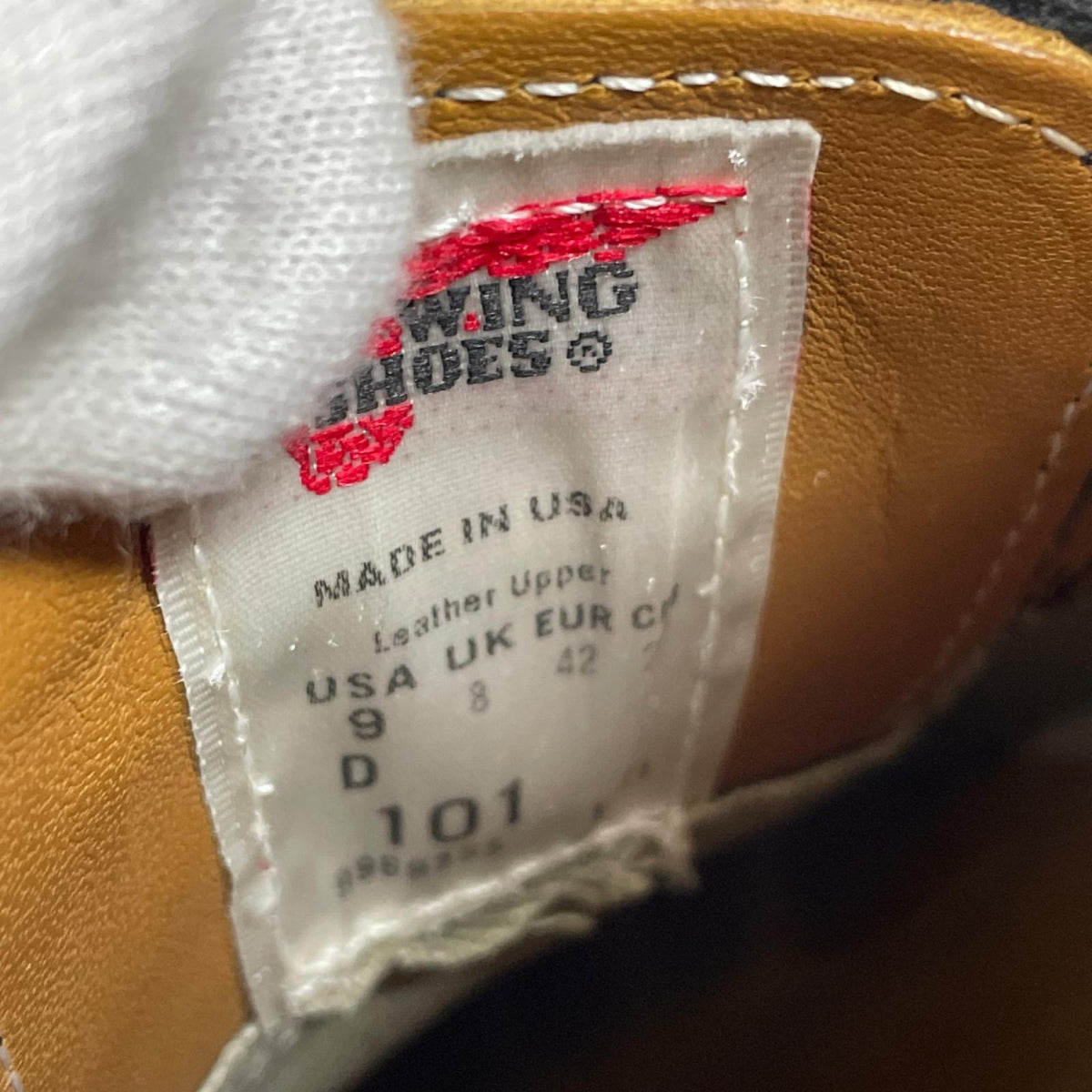 シューズ RED WING 101 Postman Oxford ﾎﾟｽﾄﾏﾝ ｵｯｸｽﾌｫｰﾄﾞ 27cm (US9 UK8 1/2 EU44) ブラック