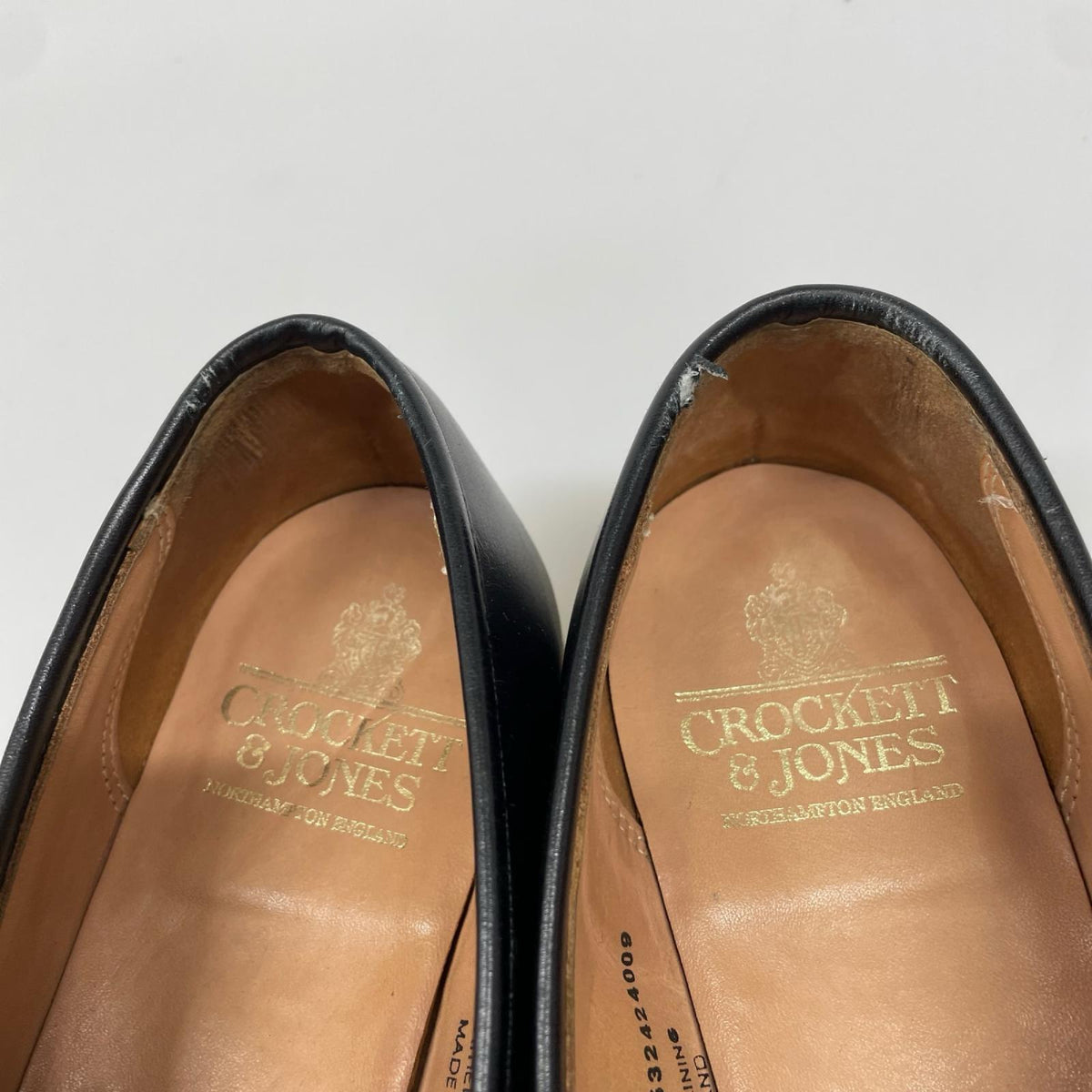 シューズ CROCKETT＆JONES BOSTON2 ｺｲﾝﾛｰﾌｧｰ ブラック