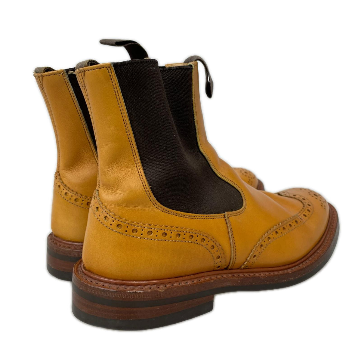 ブーツ Tricker's M2754 HENRY 1001 BURNISHED ｳｲﾝｸﾞﾁｯﾌﾟ ｻｲﾄﾞｺﾞｱﾌﾞｰﾂ ブラウン