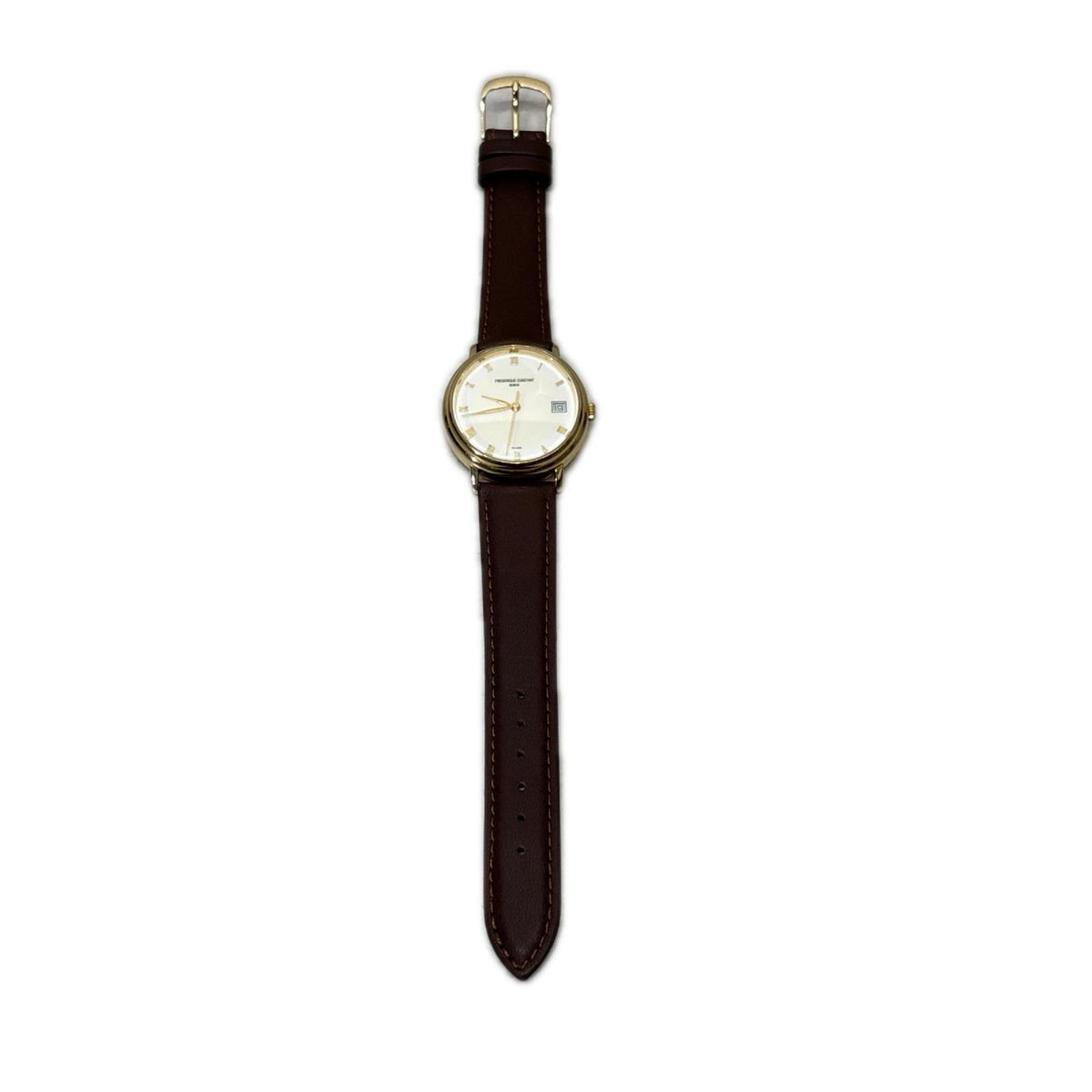 腕時計 frederique constant ブラウン