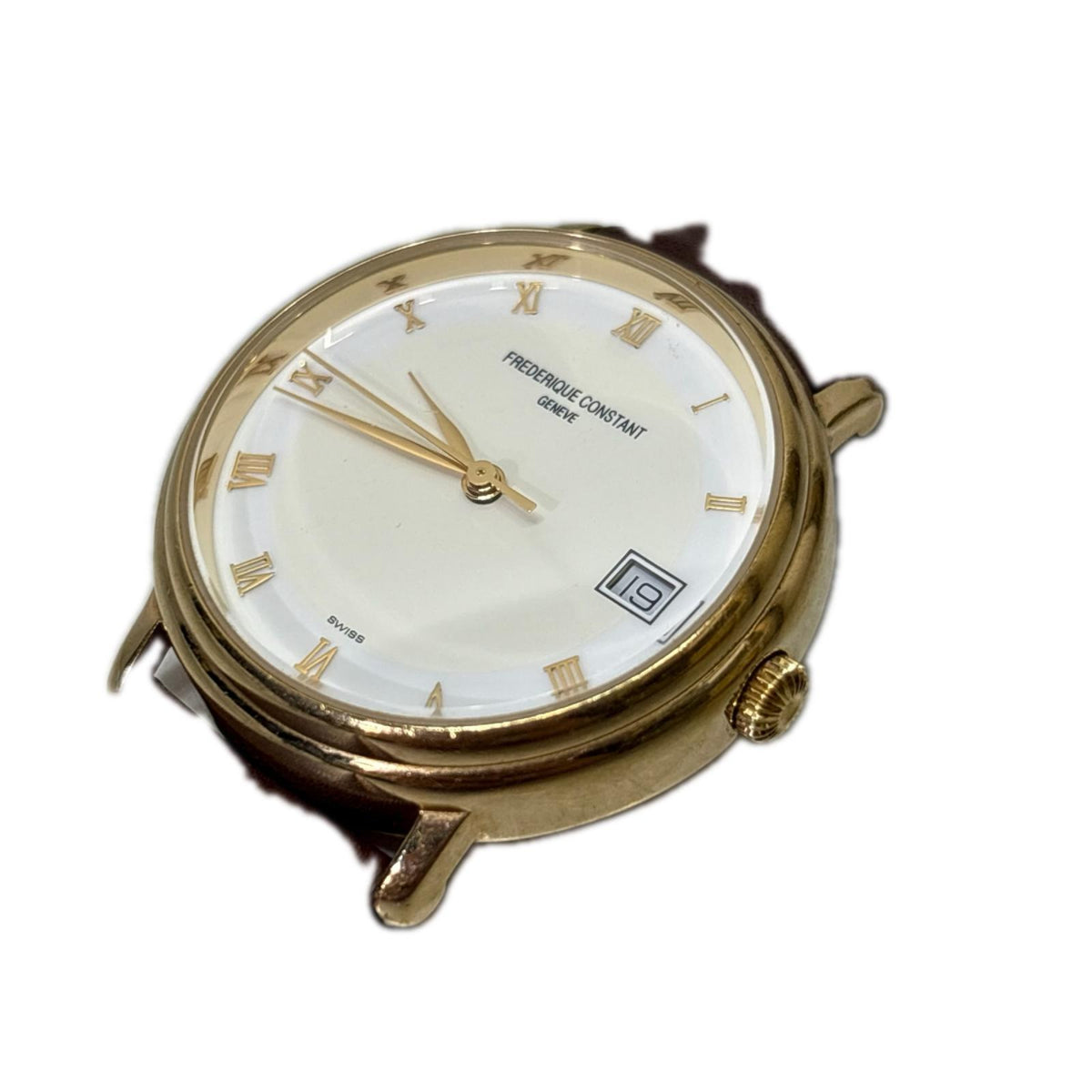 腕時計 frederique constant ブラウン