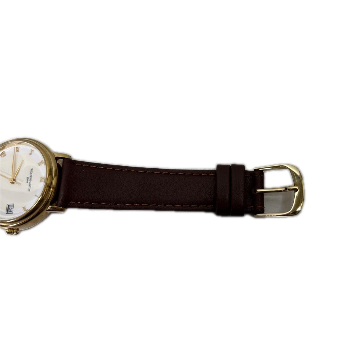 腕時計 frederique constant ブラウン
