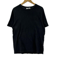 半袖Ｔシャツ 刺繍ﾛｺﾞ 黒 (M) M ブラック