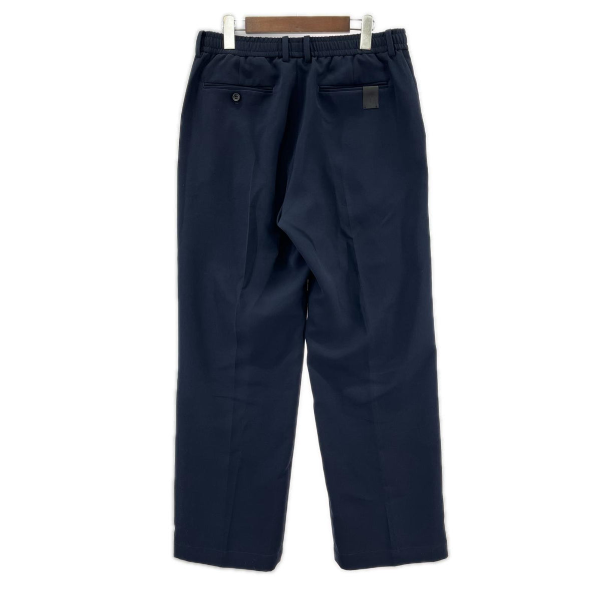 パンツ WIDE TAPERED EASY SLACKS ﾈｲﾋﾞｰ 38