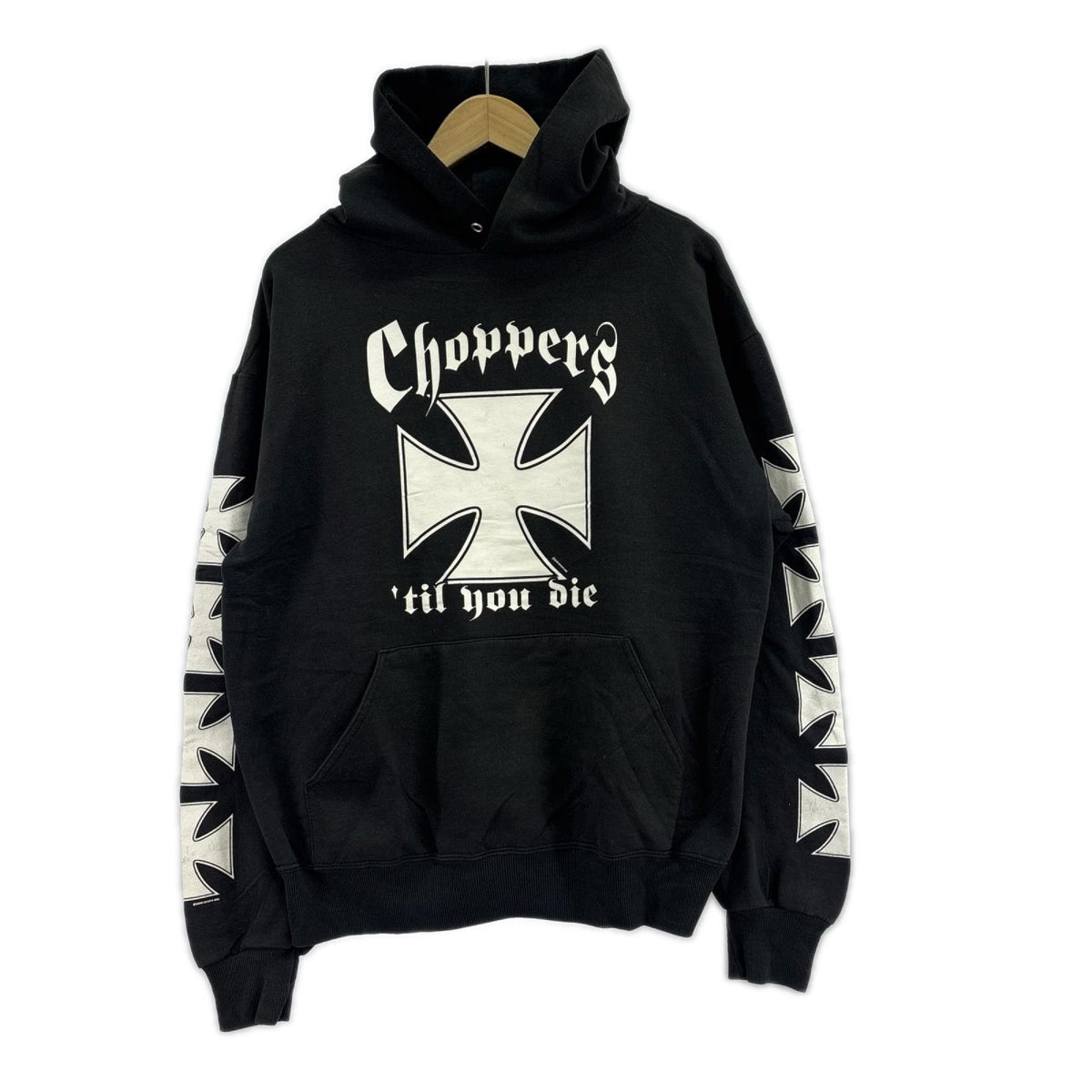 パーカー 00s Choppers 'til you die M ブラック