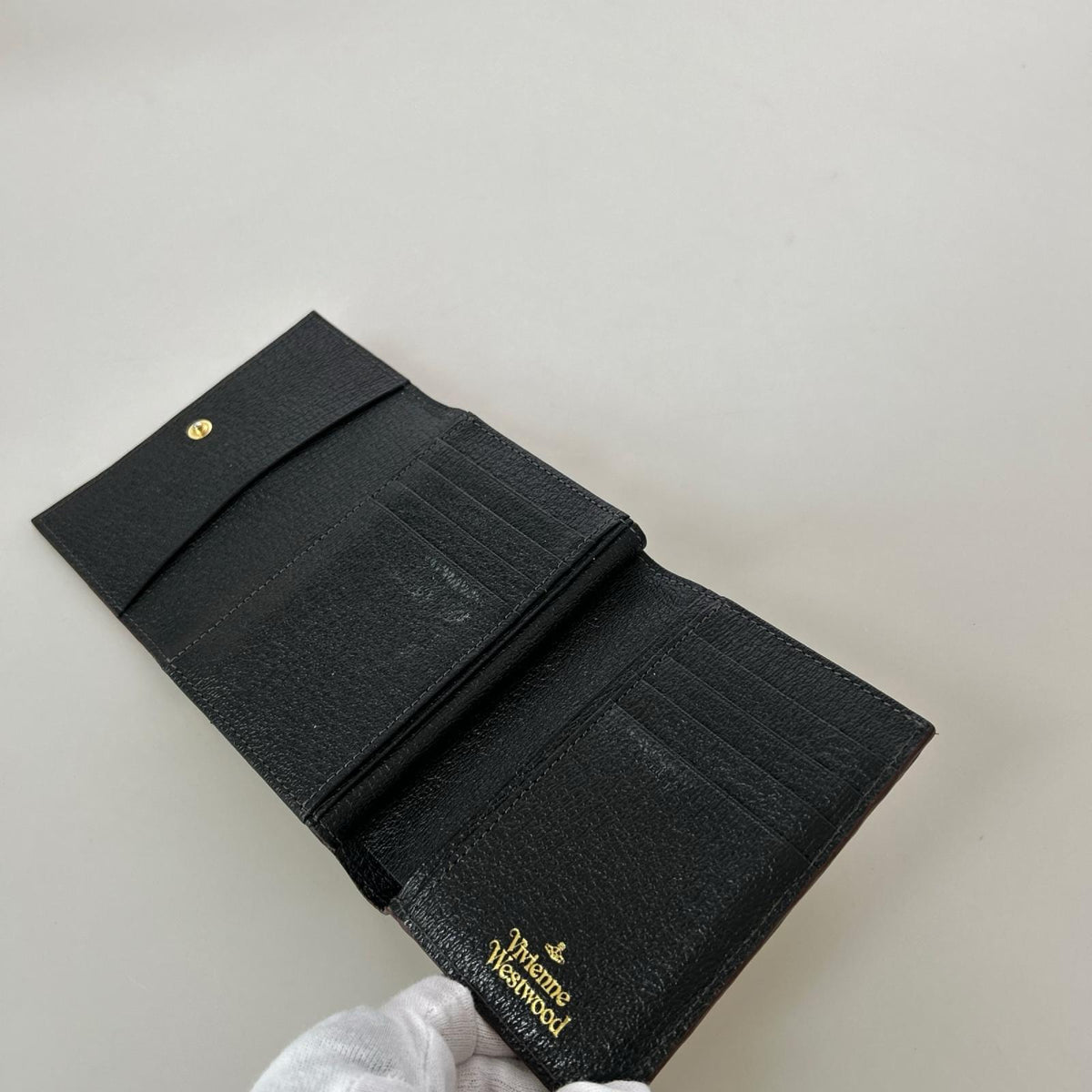 コンパクトウォレット ｵｰﾌﾞ3つ折り財布 黒 ブラック