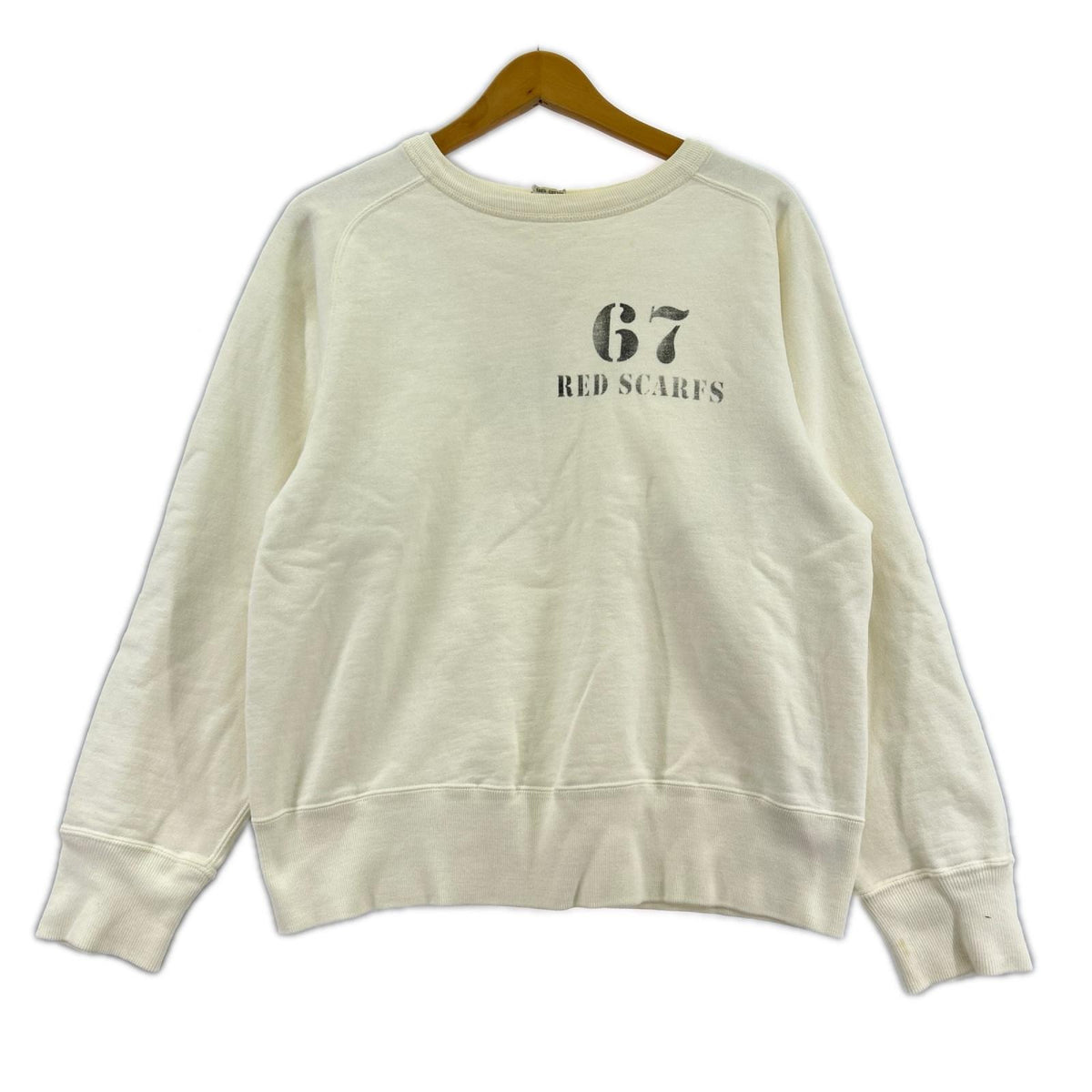 スウェット Buzz Rickson's ｽﾃﾝｼﾙﾌﾟﾘﾝﾄ ｽｳｪｯﾄｼｬﾂ (M) M ホワイト
