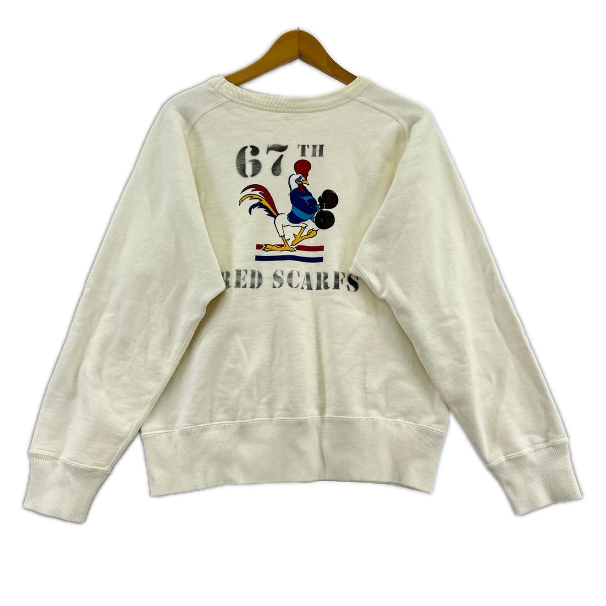 スウェット Buzz Rickson's ｽﾃﾝｼﾙﾌﾟﾘﾝﾄ ｽｳｪｯﾄｼｬﾂ (M) M ホワイト