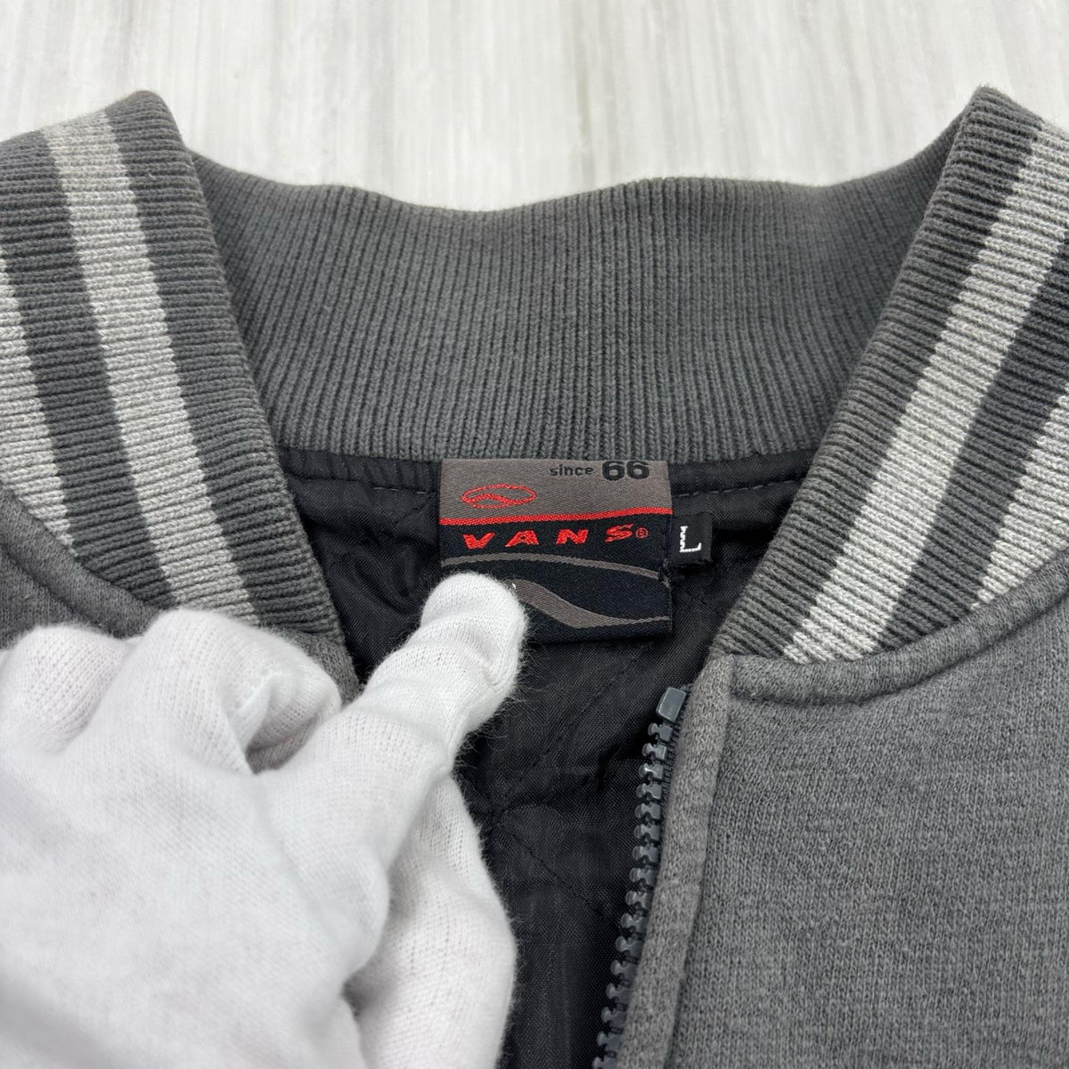 ジャケット 旧ﾀｸﾞ ｽﾀｼﾞｬﾝ 龍刺繍 L GRY L グレー