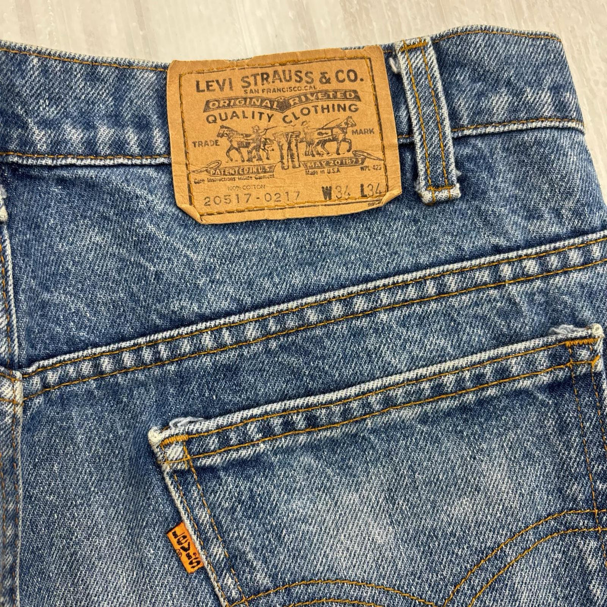 デニムパンツ 80s USA製 20517-0217 W34