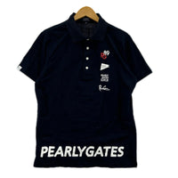 ポロシャツ PEARLY GATES ﾌﾟﾘﾝﾄ ﾎﾟﾛｼｬﾂ ﾈｲﾋﾞｰ　5 5 ネイビー