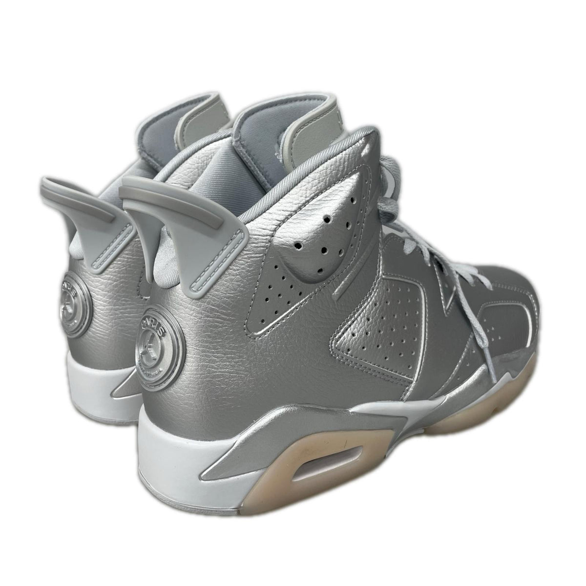 スニーカー NIKE×PSG AIR JORDAN 6 RETRO IQ5135-001 (30.5) 30cm (US12 UK11 1/2 EU50) シルバー