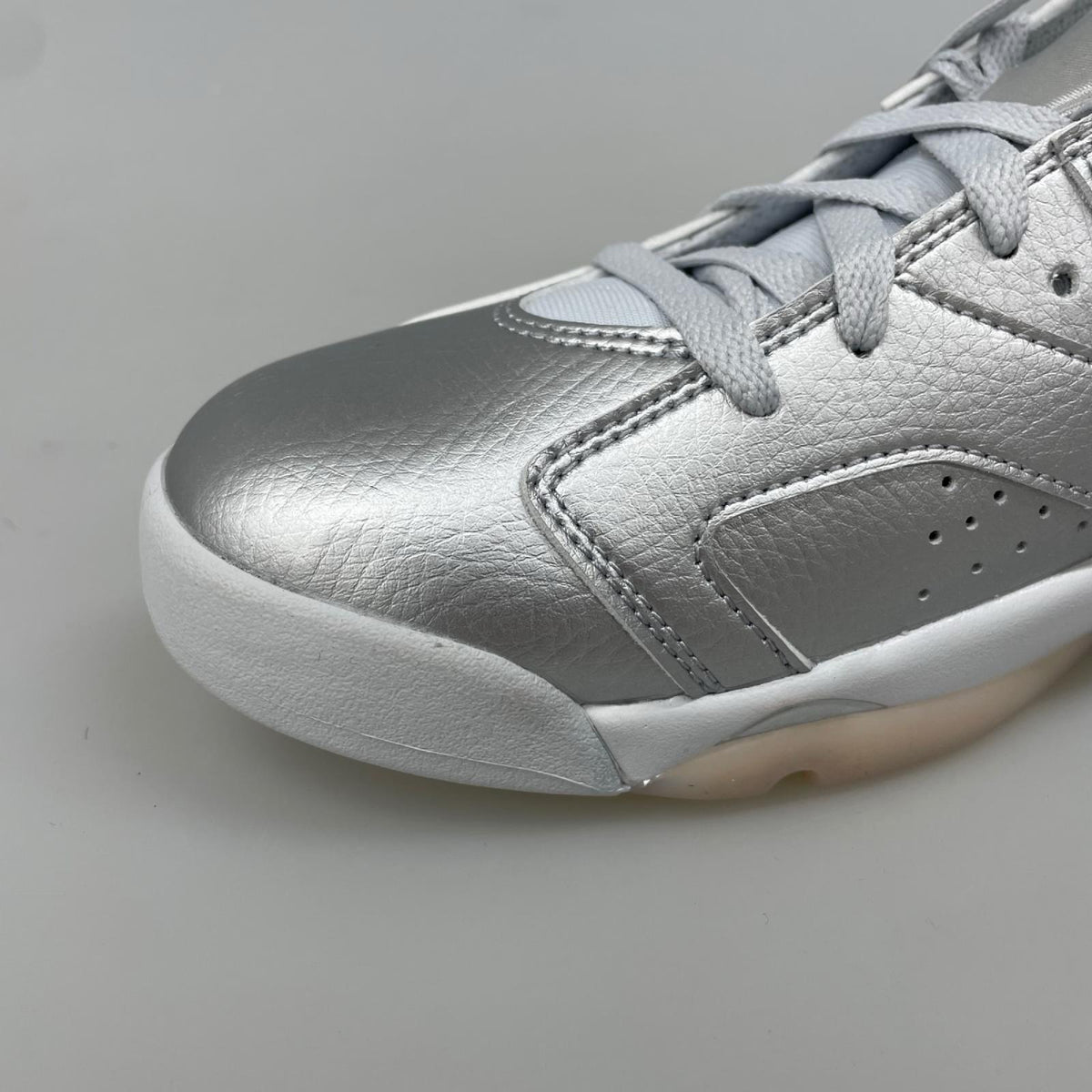 スニーカー NIKE×PSG AIR JORDAN 6 RETRO IQ5135-001 (30.5) 30cm (US12 UK11 1/2 EU50) シルバー