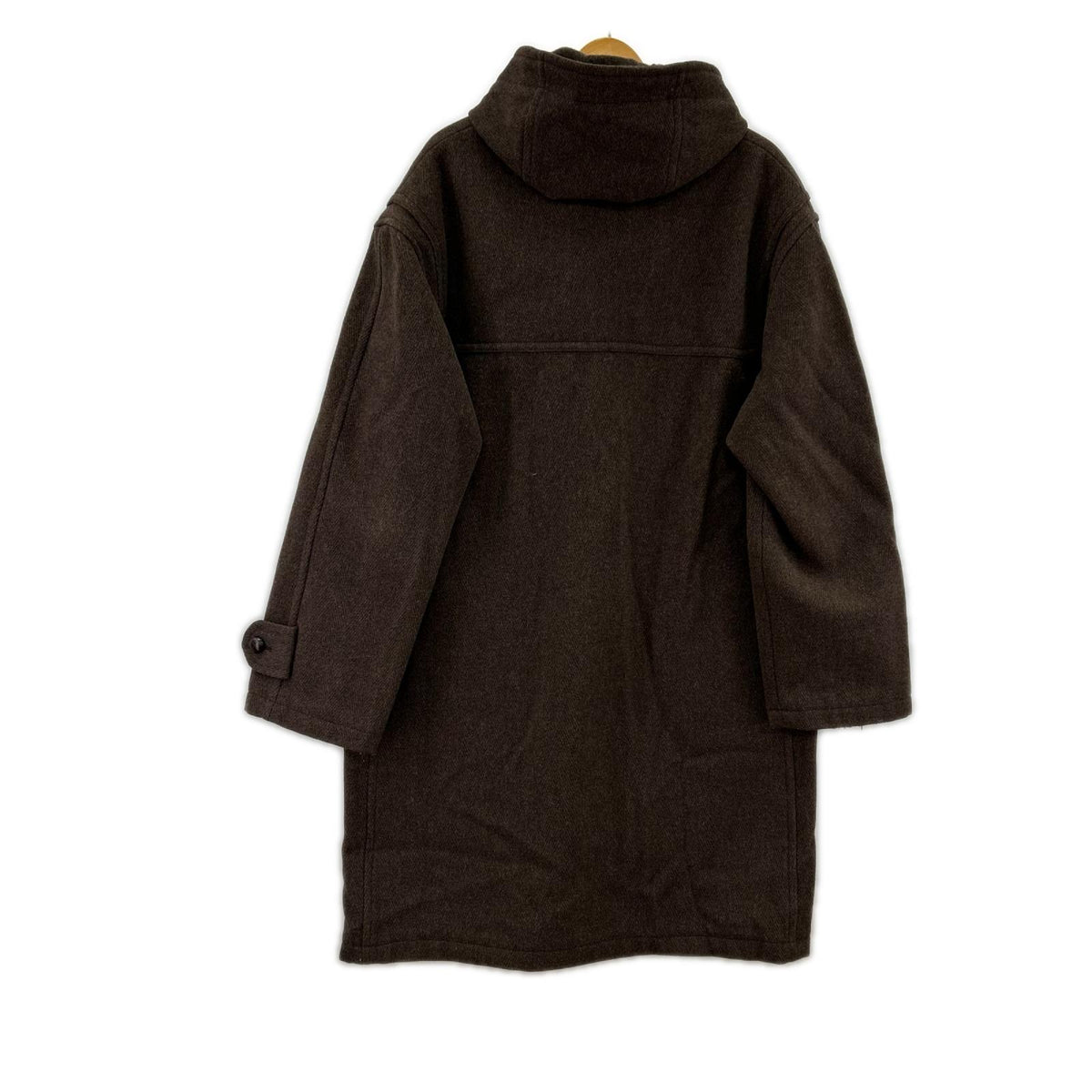 その他アウター 90s ヘリンボーン織 ダッフルコート BRW L L ブラウン