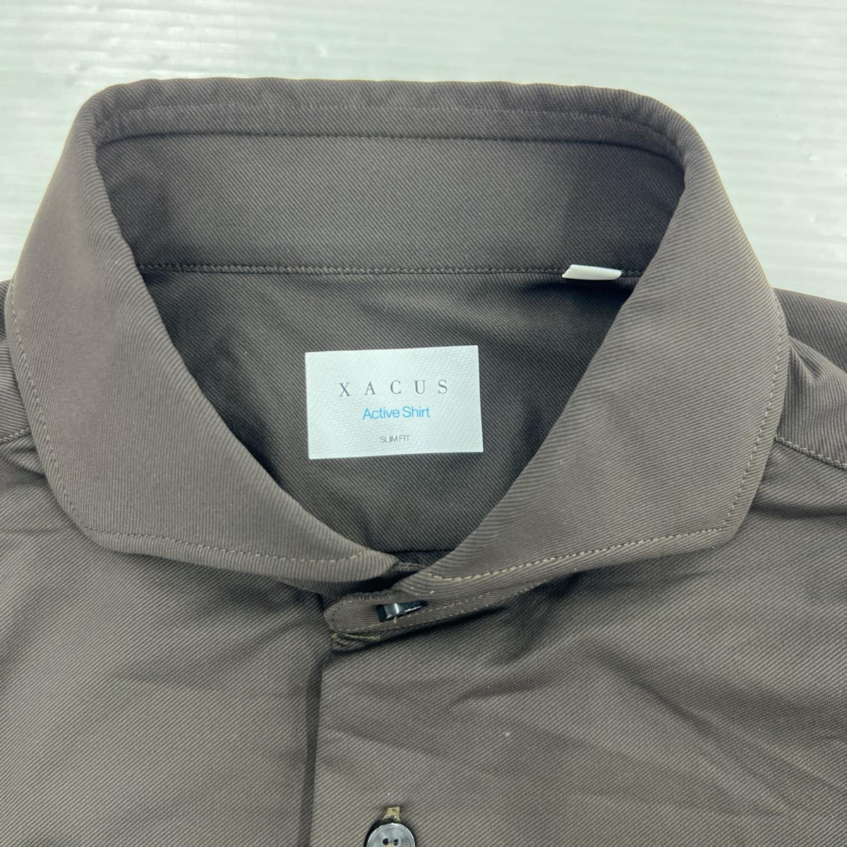 半袖シャツ XACUS S ブラウン