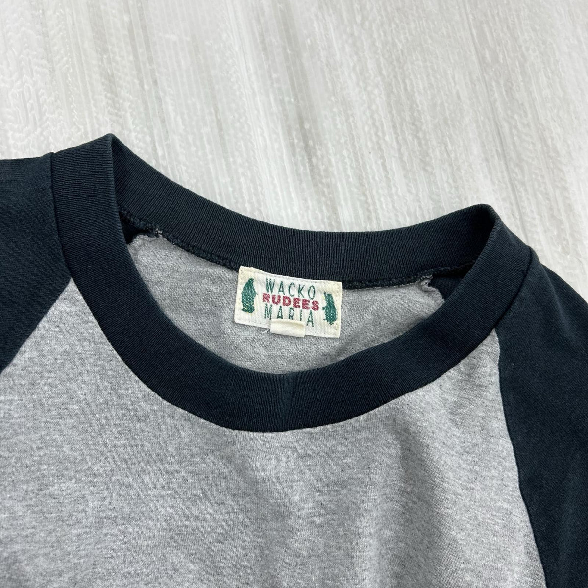 長袖Ｔシャツ RUDEES 初期ﾀｸﾞ ﾗｸﾞﾗﾝ M グレー