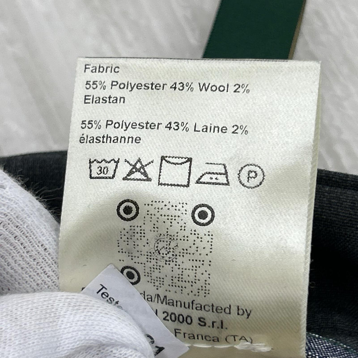 パンツ 2ﾀｯｸﾊﾟﾝﾂ GRY 44 グレー