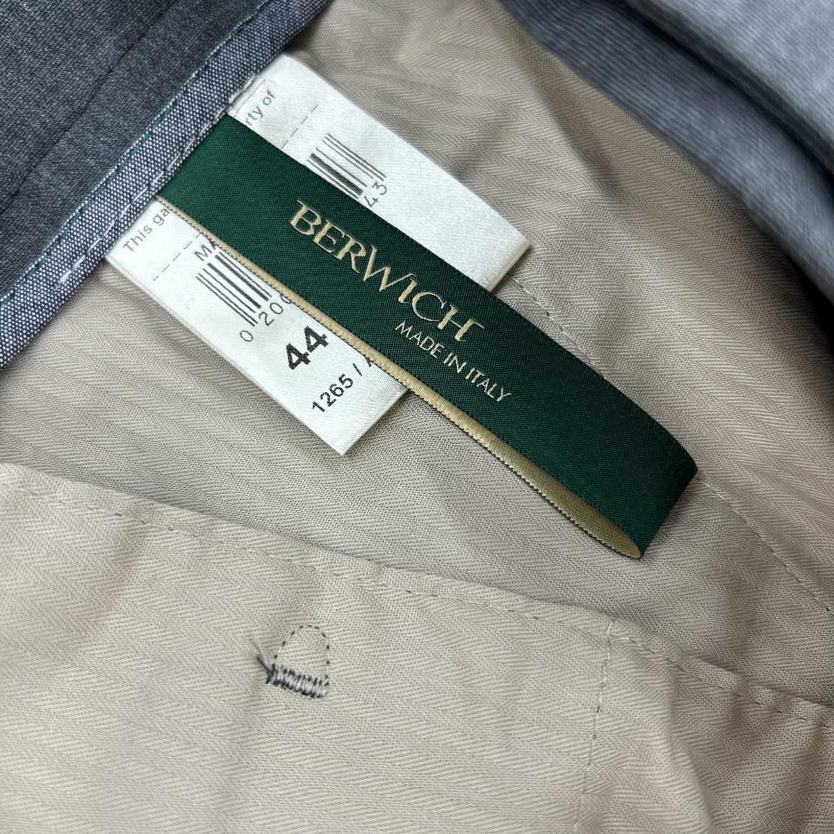 パンツ 2ﾀｯｸﾊﾟﾝﾂ GRY 44 グレー