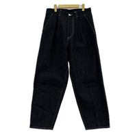 デニムパンツ Selvage Denim Two Tuck Tapered Pant 1 ネイビー